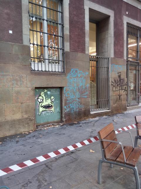 Ataque graffiti Registre Civil de Barcelona